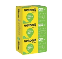 Утеплитель Vetonit  (ИЗОВЕР) плита Теплый Дом (1170х610х50мм.,14шт.) 10м.кв, Плотность-13,8кг/м.куб
