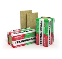 Утеплитель ТЕХНОНИКОЛЬ "Роклайт" 1200х600х50мм.плиты (упак./5,76 м.кв., 8шт) сред.плотн. 35кг/м.куб