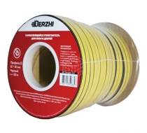 Уплотнители DERZHI D профиль 12х14мм (20м) белый
