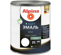 Эмаль акриловая Альпина Аква шелковисто-матовая База 1 2.5л.