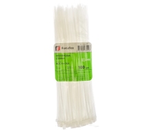 Хомут нейлоновый бел КСС 4х250 (100шт/упак) Fortisflex