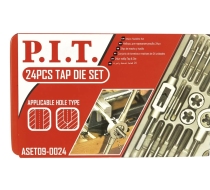 Набор для нарезания резьбы P.I.T. 24шт(ASET09-0024)