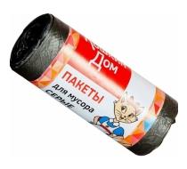 Пакеты для мусора КОШКИН ДОМ  20л*20шт серый /30-10-020 З-ON