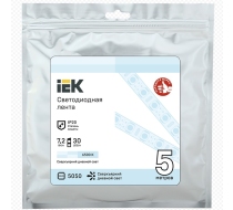 Лента светодиод LSR-5050 7,2Вт 30Led 6500К 12В бел IP20 5м IEK