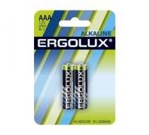 Батарейка «Ergolux» Alkaline LR03 BL-2   (2*ААА-блистер  240 комп.)/11743/871010