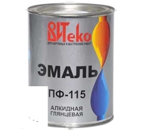 Эмаль ВИТЕКО ПФ-115 белая 1.8кг
