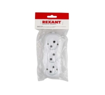 Колодка 3гн без З/К белая 6А 220В Rexant 11-8703