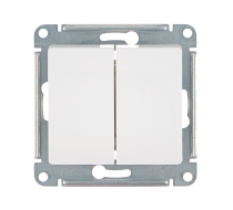 Выключатель 2кл с/у белый механизм Glossa Schneider Electric GSL000151