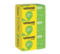 Утеплитель Vetonit  (ИЗОВЕР) плита Теплый Дом (1170х610х50мм.,14шт.) 10м.кв, Плотность-13,8кг/м.куб