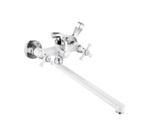 Cмеситель в ванну MIXXUS OMEGA 140 d-35, WHITE /CR0369/