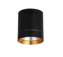 Накладной светильник св/д спот Feron 10W(900Lm 35°) 4000K 4K черн. неповоротный IP20 80x80x105 AL521