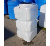 Емкость 500л. вертикальная прямоугольная белая