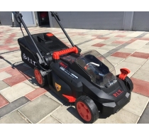 Газонокосилка эл. P.I.T. PLM20Н-330А/1 (20В, диам. кошения 330мм, высота 25-75мм, сборник 30л., 4Ач)