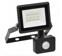 Прожектор IEK LED СДО-6 20W 1600Лм 6500К IP54 черный, с датчиком движения