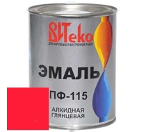 Эмаль ВИТЕКО ПФ-115 вишня 1.8кг