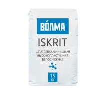 Шпаклевка полимерная финишная ВОЛМА-ISKRIT белоснежная 19кг (60)