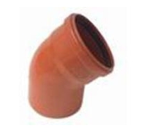 Отвод 110х45, (оранжевый) ПП