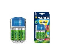 Зарядное устройство VARTA LCD Charger+4xAA 2600мАч .