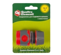 Соединитель QUATTRO ELEMENTI быстроразъемный для шланга 1/2