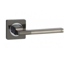 Ручка дверная V53BN/CP (черный никель/хром) Vantage УТ-0016053