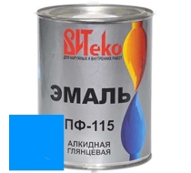 Эмаль ВИТЕКО ПФ-115 голубая 20кг