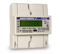 Счетчик электрический СЕ102 R5 145OK, 1.0, 5-60A,4T,1ф, электрический многтариф.