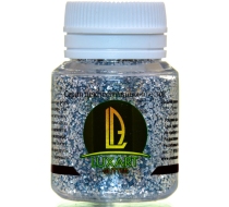 Блестки декоративные Luxart Glitter Серебро крупное 0.012кг