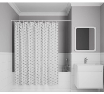 Штора для ванной IDDIS BB04P18i11, 200 x 180 см, полиэстер 273268