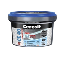Затирка Ceresit СЕ А 40 2-10мм темно-коричневая (эластичная,водооттал.,противогриб.)