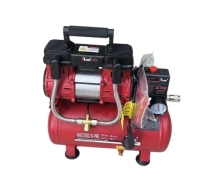 Компрессор безмасляный №1 NAC 1200/9-PRO (1.2кВт, 200л/м, 8 бар, ресивер 9л.)
