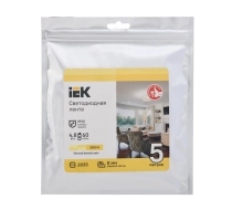 Лента светодиод LSR-2835 4,8Вт 60Led 3000К 12В бел IP20 5м IEK