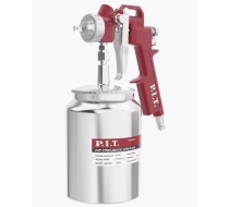 Краскопульт P.I.T. PSG1000-A1 (50PSI, сопло 1,5мм, бак 1л, краска260мл/мин, 190л/мин)