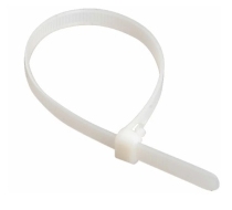 Хомут нейлоновый бел КСС 5х250 (100шт/упак) Fortisflex