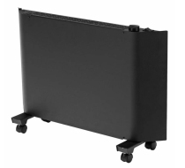 Конвектор электр. XCE-1500B, 230В, 1500Вт, черный, сушилка, колеса, Х-элемент /98128/ Denzel