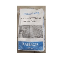 Гипс строительный Г-5, Б1(хабез)  25кг. (под./50м)