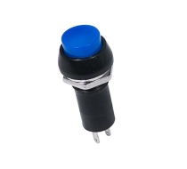Выключатель-кнопка 250V 1А (2с) ON-OFF синяя REXANT 36-3031