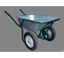 Тачка строительная двухколесная 110л. 200кг. /Скорпион/