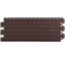 Кирпич Клинкерный коричнывый 1220 x 440 мм