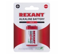 Элемент питания 6LR61 крона 9V алкалиновый бл. 1шт REXANT 30-1061
