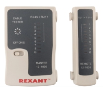 Тестер кабеля RJ-45+RJ-11 468 REXANT 12-1006