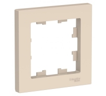 Рамка 1-м.  ATLAS DESIGN универс. беж. SchE ATN000201