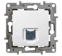 Розетка Etika Legrand 1гн комп RJ45 с/у белый cat.5е механизм 672241