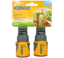 Коннектор HoZelock 2050 для концов шлангов Plus (12,5 мм и 15 мм)  (упаковка - 2шт.) 2050P