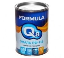 Эмаль FORMULA Q8 ПФ-115 красная 1.8кг
