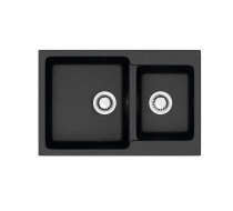 Мойка из искусственного камня AZARIO Grand (765х500х190) Черная (сифон + герметик) CS00079903