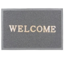 Коврик 40х60см. Spongy Welcome серый  SUNSTEP /38-431/