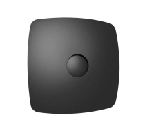 Вентилятор осевой вытяжной с обратным клапаном D100 декоративный SILENT 4C Matt black