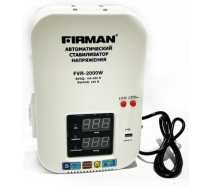 Стабилизатор FIRMAN FVR-2000 (однофаз, релейн, напольн, цифр. дисплей, 2000Вт, 100-260В, USB, 6.2кг)