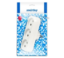 Разветвитель Smartbuy 3 гн. б/з плоский 10А 250В (SBE-10-A02-3)