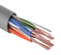 Кабель UTP 4PR 24AWG САТ5e информационный (0,50мм медь) (305м/бухта) OUTDOOR REXANT 01-0045